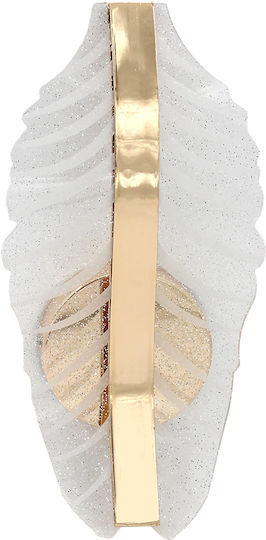 Keskor Wall Lamp Panel with Integrated LED Gold 15x4.5x31cm