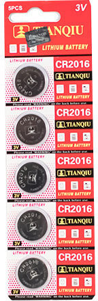 AGC Lithium Watch Battery CR2016 5pcs