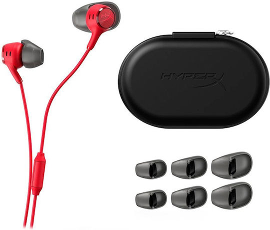 HP Cloud Earbuds III In Ear Гейминг Слушалки с Връзка 3,5 мм Червени