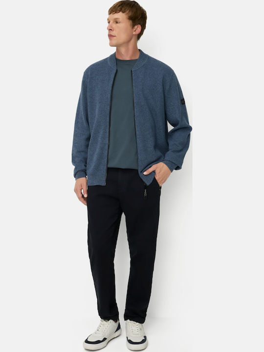 Men's Knitted Cardigan Light Blue