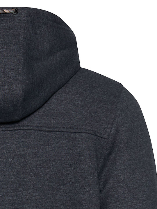 Men's Hooded Cardigan Dark Blue