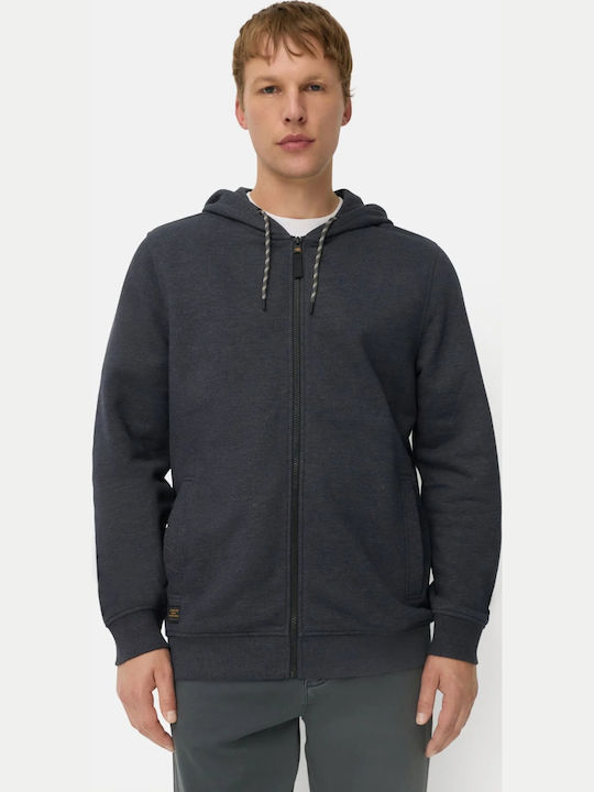 Men's Hooded Cardigan Dark Blue