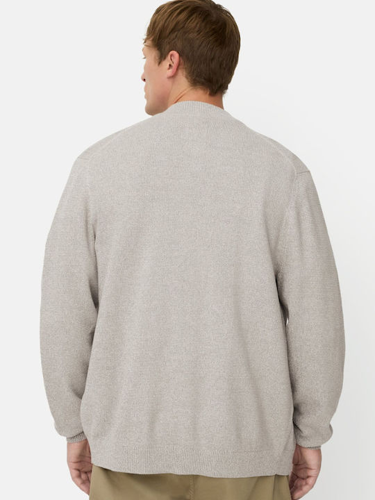 Men's Knitted Cardigan Grey