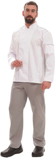 The Uniform Company Σακάκι Σεφ 100% Βαμβάκι Μαύρο