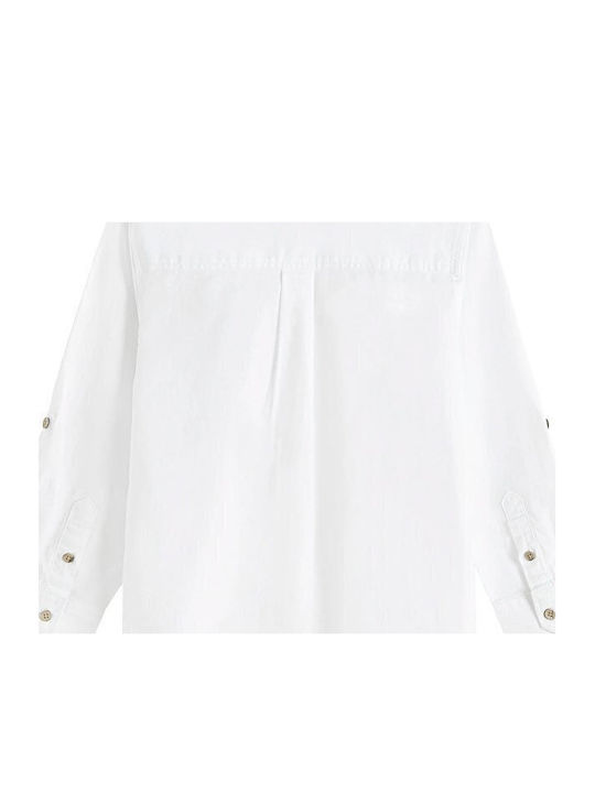 Kids Long-Sleeved Shirt White