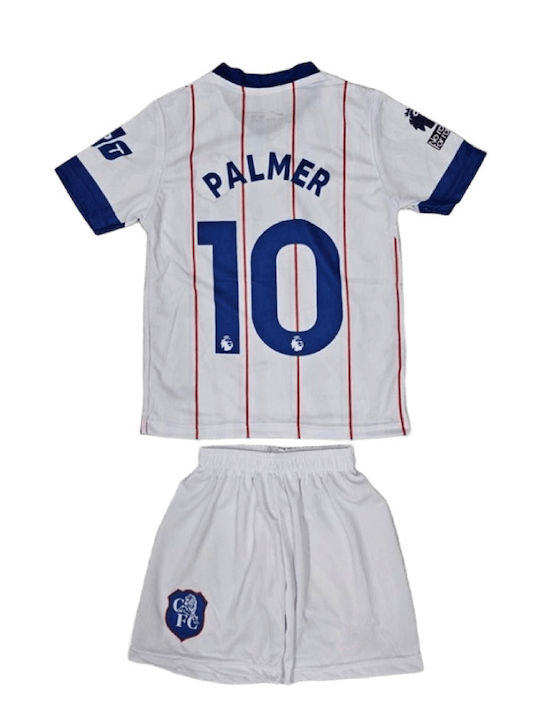 Детски Комплект Футбол Palmer Chelsea 2026-2027 Бяло Balón De Oro White Унисекс Детски АБ194