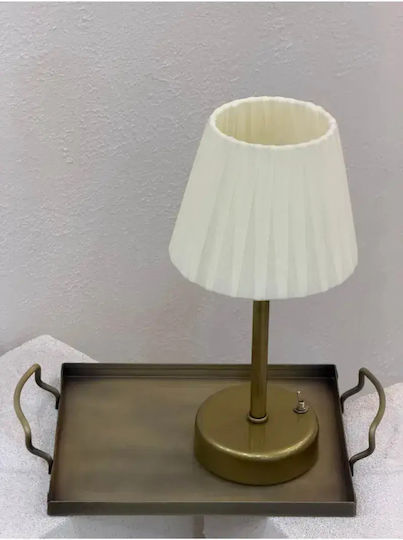 SteweHome Fabric Vintage Table Lamp LED 2 Pieces SteweHome Fabric Vintage Table Lamp LED 2 Pieces
