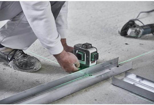 Laserliner Pro PrecisionPlane-Laser 4G Pro Linear Laser Level with Green Beam 7.4V Working Range 60m