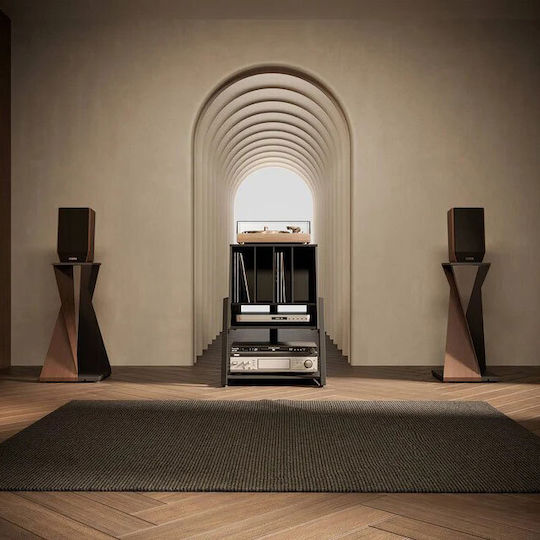 Fitueyes Hi-Fi Möbel Flugkoffer Schwarz 54.61x57.912x77.978cm