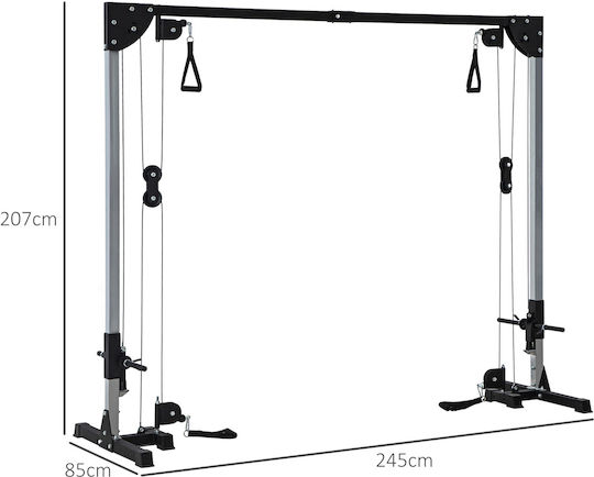 Echipament Multifuncțional de Fitness cu Greutăți 50 kg