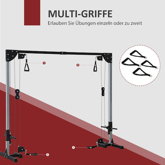 Echipament Multifuncțional de Fitness cu Greutăți 50 kg