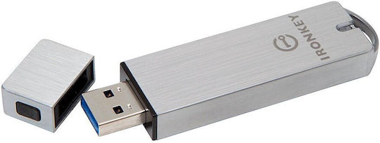 Kingston IronKey S1000 Basic 16GB USB 3.0 Стик Сребрист