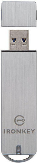 Kingston IronKey S1000 Basic 16GB USB 3.0 Стик Сребрист