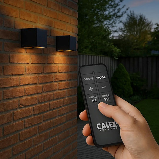 Calex Стенен Външен Осветител LED IP44 2W с Топло Бяла Светлина 13x13см Calex Стенен Външен Осветител LED IP44 2W с Топло Бяла Светлина 13x13см