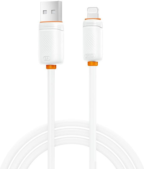 XO USB-A to Lightning Cable 18W Λευκό 1m