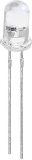 Led 5mm Υψηλης Διαφ.λευκο 12000mcd Β Ρ 5014uwc Rohs