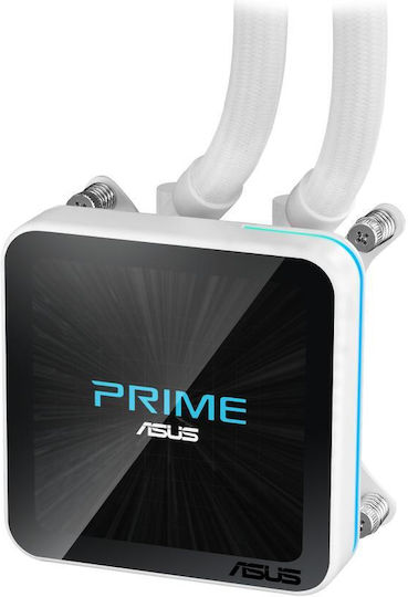 Asus Prime SLC II 360 ARGB LCD Υδρόψυξη AIO CPU με 3 Ανεμιστήρες 120mm Λευκή