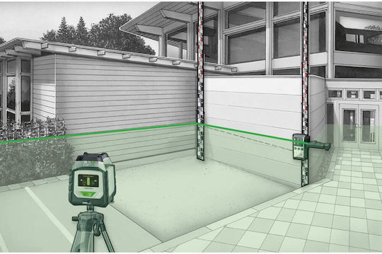 Laserliner Duraplane G360 RX Περιστροφικό Αλφάδι Laser Πράσινης Δέσμης 7.4V