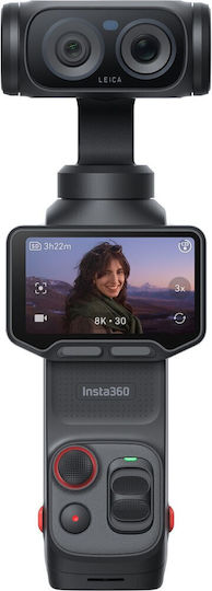 Insta360 Luna Ultra 47GB Action Camera 8K Standard Bundle with 2" Touch Screen and Wi-Fi Cosmic Black