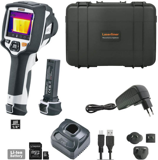 Laserliner LL-082.076A Handheld Thermal Camera With 3.5" Touch Screen For Temperatures From 20°C To 650°C