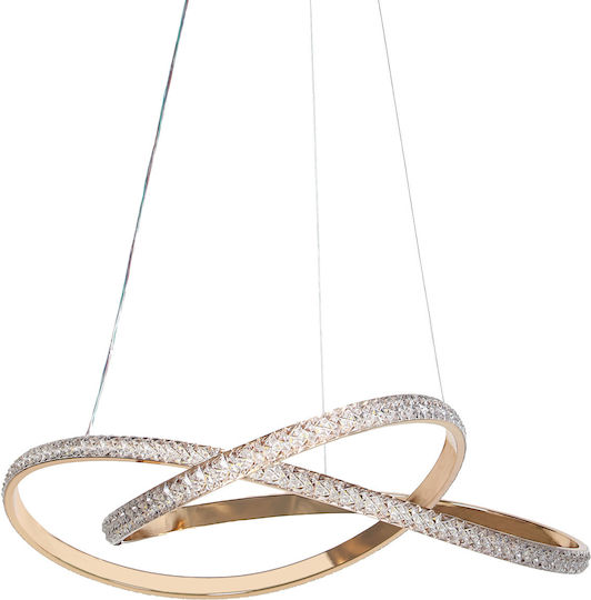 Keskor Keskor Deckenleuchte Gold LED 50x50cm