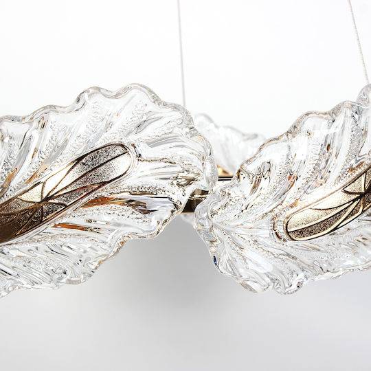Keskor Ceiling Light Gold LED 62x62x17cm