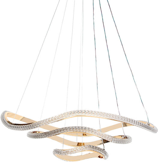 Keskor Deckenleuchte Gold LED