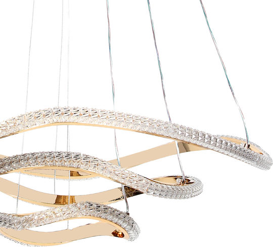 Keskor Deckenleuchte Gold LED