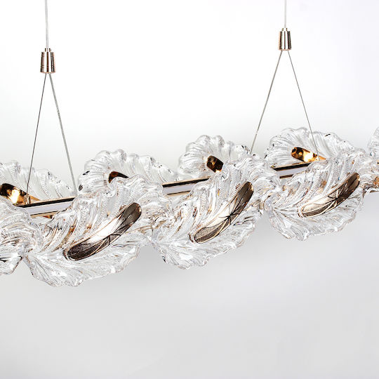 Keskor Ceiling Light Gold LED 106x36x17cm