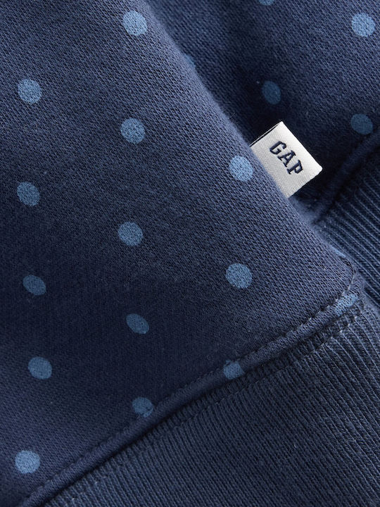 Bluză și hanorac pentru copii cu glugă și buzunare Navy Vintage Vintage