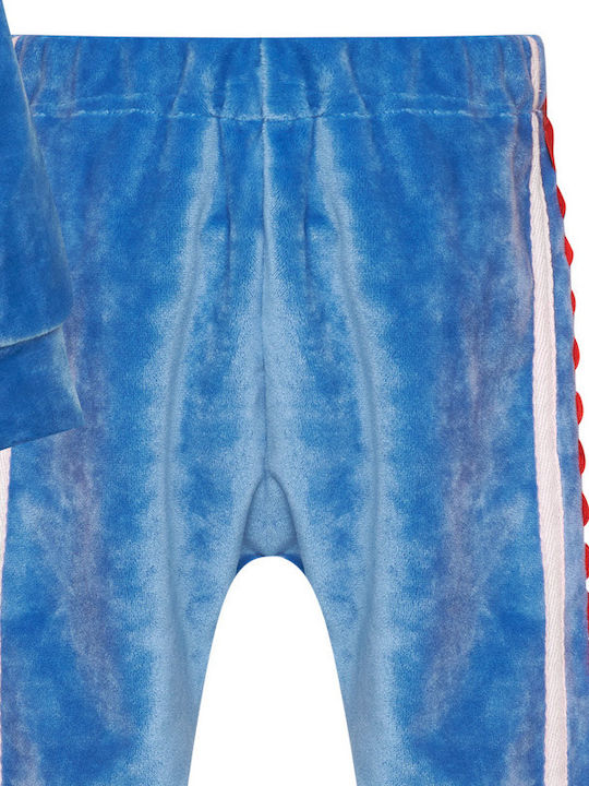 Kids Sweatpants Set With Top Blue