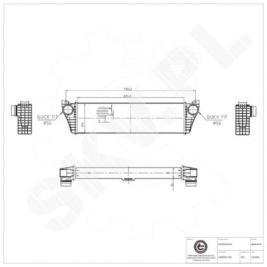 Mercedes-Benz Viano Vito Auto-Kühlschrank Luft A6395011301
