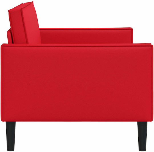 vidaXL Relax Sessel aus Künstliches Leder Rot 105x84x91cm
