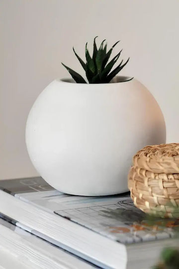 SteweHome SteweHome Decoratieve Vaas Weiß Φ7xΥ14cm