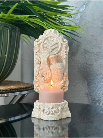 SteweHome Decorative Vase Stone 21x9xH10cm