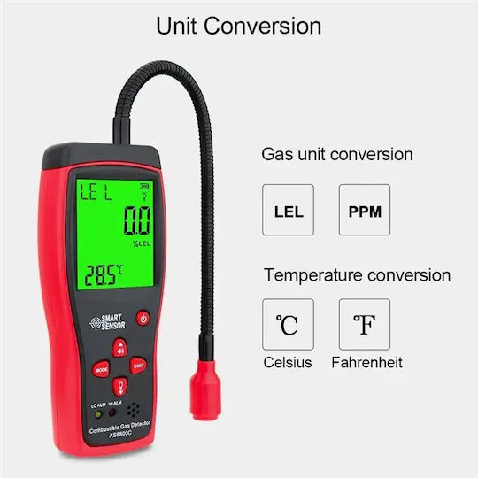 Smart Sensors SS-AS8800C Gaszähler CH4 / C3H8 / LEL