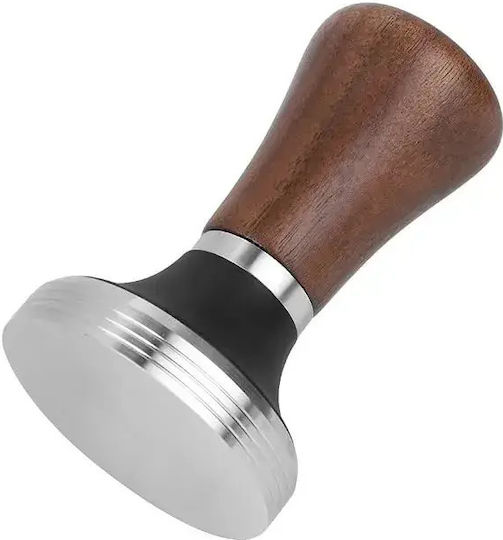 Tamper with Flat Surface 58mm in Brown Colour
