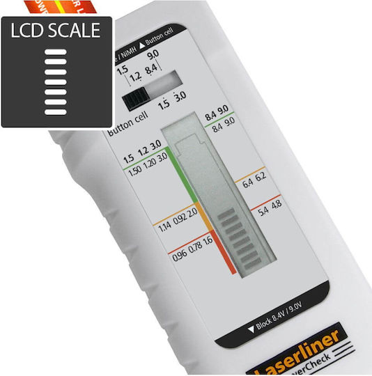 Laserliner LL-083.006E Ψηφιακό Battery Tester