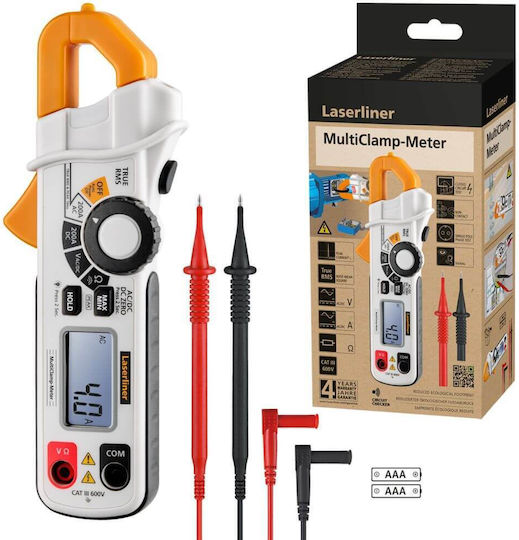 Laserliner Дигитална Амперклема LL-083.040E Верен RMS с NCV
