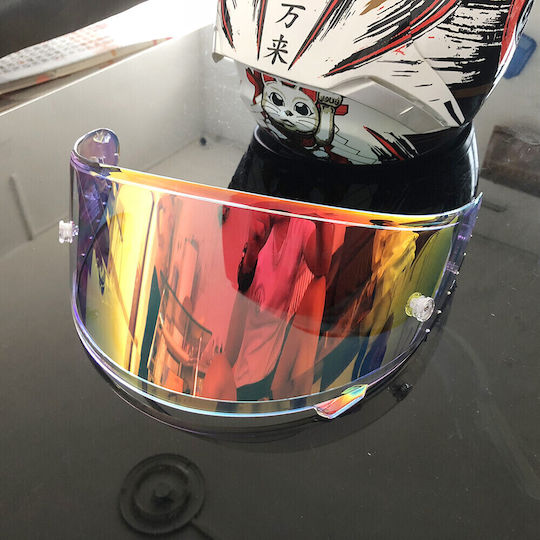 Желатина за Каска Revo Прозрачен Червен Pinlock Ready Agv K1 K1s K3 Sv K5 S