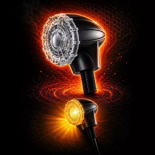 Puternice Super-Bright LED Mini Flash pentru Motocicletă 12v 10mm 2 Buc Ultra-Spike Tc-599