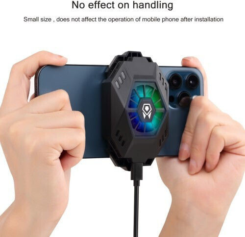 Th109 Zubehör Kühlung Mobiltelefon Abdeckungen 6 Finger Schwarz