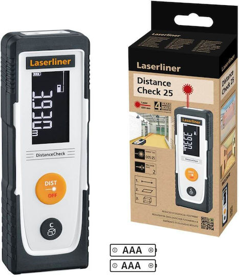 Laserliner Laser Entfernungsmesser DistanceCheck 25 mit Messbereich 0,05m-25m