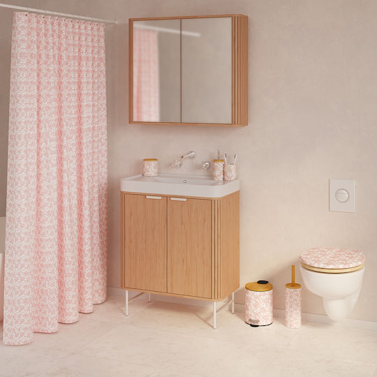 5Five Perie De Toaletă Ceramică De Baie Roz