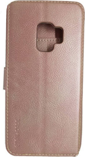 Star Case Soul Wallet Synthetic Leather Rose Gold (Galaxy S9) 3579