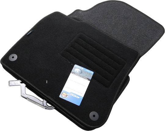 Petex Set of Front and Rear Mats 4pcs for Volkswagen Touareg 2018 Black
