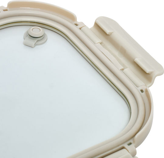 5Five Set of Beige Glass Lunch Boxes 3 Pieces