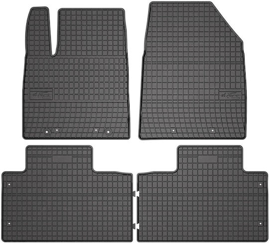 Frogum Set Front and Back Car Mats 4 Pieces BYD Atto2 2024+ Black