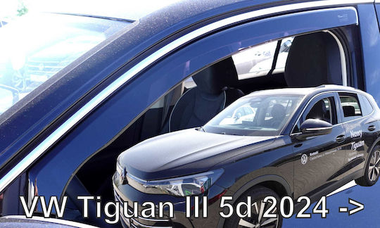 Heko Set deflectoare de vânt Dark Fime pentru Volkswagen Tiguan 2024+ 2buc