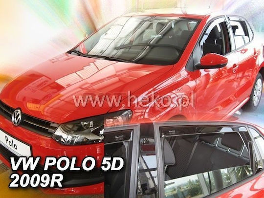 Heko Комплект Ветробрани Dark Fime за Volkswagen Поло 5D 2009/Polo Cross 2бр